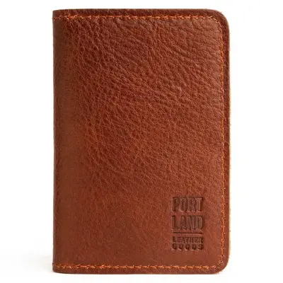 Portland Leather Modern Passport Holder - Travel Ready Organization - Leather Holder, Card Slots, Slim Profile, Secure Fit