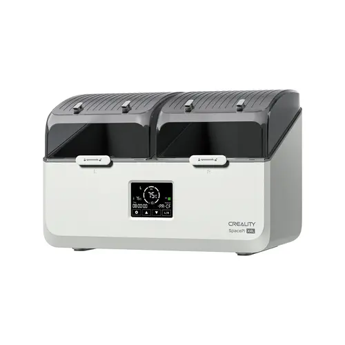 Creality SpacePi X4L 3D Printer Filament Dryer Box - 4-Spool Capacity Drying System, 75°C Rapid Heating, LCD Touchscreen, Dual Independent Heating Chambers, Double Safety Protection, Moisture-Proof Sealing Design, Touch Lcd