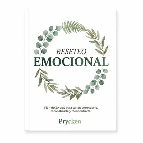 Prycken Spanish Emotional Healing Book for Personal Growth, Paz Interior 30d Plan with Daily 10-Min Exercises, Set Boundaries, QR Audio Included, Limited-Time Free Shipping