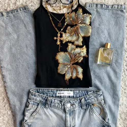Women's Square Neck Patch Design Solid Casual Beach Tank Top, Casual Fit Fashion, Perfect for Dates, Parties, Travel, Stylish and Comfortable