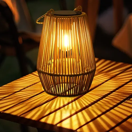 【Clearance】MATULSA  Solar Lanterns Outdoor Waterproof, Rattan Outdoor Hanging Woven Lights, Solar Lights for Decoration Of Gardens, Yards, Terraces, Porches, Trees, Lawns, Paths,dorm essentials,home decor,home essentials,camping essentials,sohochic