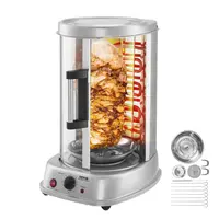 【Summervibes】VEVOR Stainless Steel Shawarma Grill Machine Vertical Gyro Rotisserie Doner