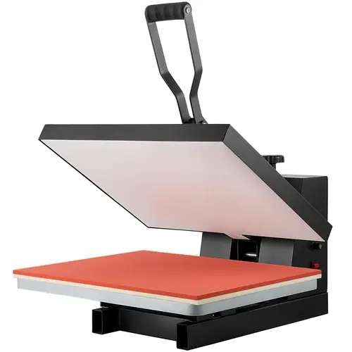 【Back to School】VEVOR 16x20 Heat Press Machine, 1700W Fast Heating Home Appliance Iron with Digital Control Board & Adjustable Pressure Knob, Easy-to-Use Black Industrial Sublimation Printer for T-Shirts, Heat Transfer Vinyl, Bags & Customized Crafts