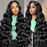 Luler Hair 13x6 Thin HD Lace Frontal Body Wave Wigs Pre Plucked Pre Bleached Lace Skin Melted Brazilian Body Wave Wig 200% Density Human Hair Wigs For Women,sohochic