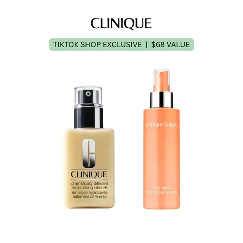 Clinique Moisturizing Lotion + Happy Spritz Duo