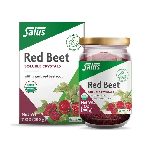 Floradix Organic Red Beet Crystals, Nutritional Dissolving Mix-in for Food and Drinks, 7 Oz
