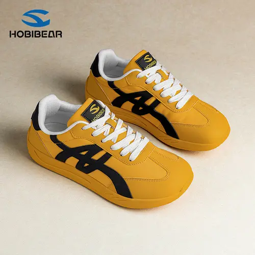 HOBIBEAR wide-headed shoes spring and autumn large-size casual shoes breathable and comfortable sports shoes, outdoor light single shoes,sohochic