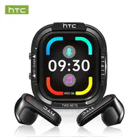 HTC NE70 TWS Wireless Earphones - Bluetooth 6.0 Gaming Bluetooth Earbuds, LED Touch Cues Smart Touch Control, Lightweight In-Ear Headset, IPX5 Waterproof, Built-In Voice Call Mic, Low Lag, Batteries, for Gaming, Sports