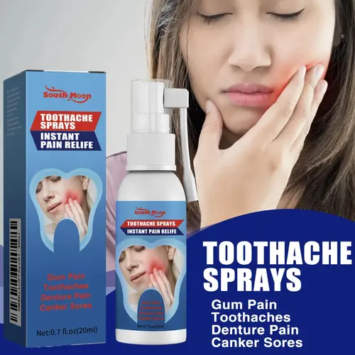 Oral Care Spray - Mouth Care Solution for Quick-Acting Toothache Relief, Tooth Decay Prevention, Gum Swelling Reduction, Gentle Daily Cleansing
