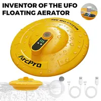 Arcpro Live Bait Aerator Pro - Rechargeable Floating Fishing Bait Pump, IPX7 Waterproof Ultra Quiet Oxygenator with Magnetic Charging, 3-Speed Portable Aerator for Live Minnows & Fishing