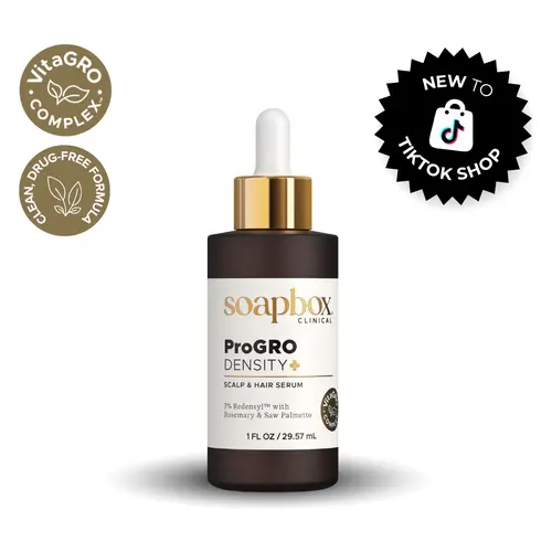 Soapbox ProGRO Hair Density & Scalp Serum | VitaGRO Complex | Thicker-Looking Hair & Healthy Scalp Care| Vegan & Cruelty-Free | 1-Month & 3-Month Supply