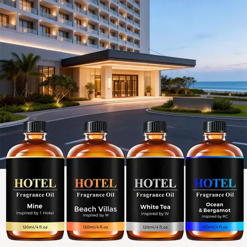 Luxury Hotel Essential Oil Ritz-Carlton, Mine My Way, Beach Villas, White Tea, Capri Brezza Fragrance Oils for Diffuser Car Air Freshener 120ml