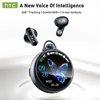HTC NE71 Mini In-Ear True Wireless Earbuds - Bluetooth 6.0, Rechargeable, Waterproof, Touchscreen, Call-Ready Mic, Volume Control, Built-in Headset, Long Battery Life, for Office, Sports