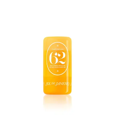 Sol de Janeiro Cheirosa 62 Compact Alcohol-Free Jelly Perfume Balm - Pistachio, Salted Caramel & Vanilla Signature Concentrated Scent Stick for Discreet Touch-Ups, Lasts Up To 10 Hours, Signature Scent, Jelly Form, After The Gym, Before Dinner, Aromatic F