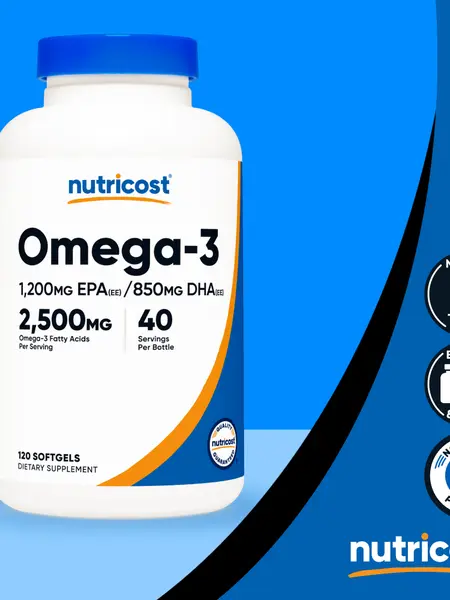 Nutricost Omega-3 Softgels