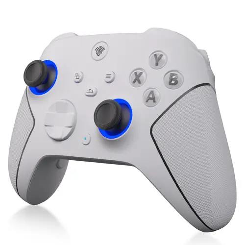 YUYIU Wireless Hall Effect Controller for XboxSeries X|S & Steam PC – Hall Effect Joysticks, Turbo & Macro Programming, Dual-Stage Triggers, Dual Vibration, 7 RGB Lights, 3.5mm Audio, 1000mAh Battery, Console Gaming Accessories