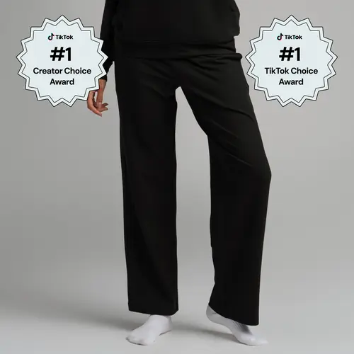 Comfrt | AllDayJersey Straight Leg Pants | Soft All-Day Wear Jersey Lounge Bottoms Womenswear Adjustable