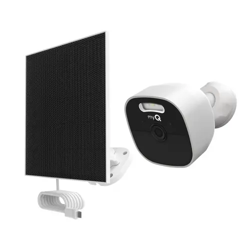 myQ Outdoor Battery Camera and Solar Panel Bundle