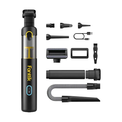 Fanttik Slim V8 Mate/V8 Apex Cordless Wireless High-Power Mini RobustClean Vacuum Cleaner (Car Detailing Products, Car Accessories) with Flexible Hose, Pet Brush, 2H Quick Charge for Auto Interior & Home Use,toolupgrade