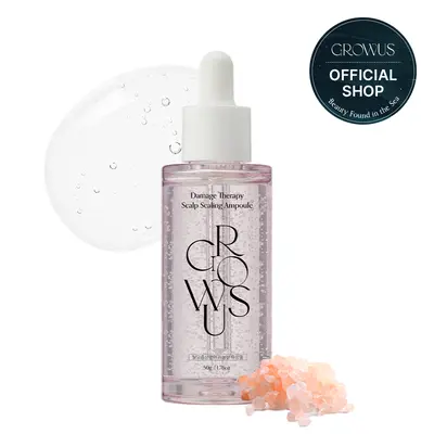 Scalp Exfoliating Ampoule — Hair Strengthening & Thickening Serum | 7 Collagen + 5 Protein Types | Cooling Deep Cleanse for Itchy, Oily & Flaky Scalp | All Hair Types | GROWUS 50ml backtoschool, Buy 1 Get 1 Free Product, Hair Growth Ser
