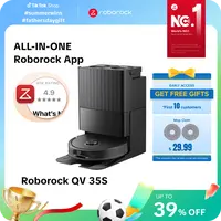 [SaleLink] Roborock Qrevo Series Robot Vacuum and Mop, 10,000Pa suction, Self-Drying, Auto Mop Washing, Self-Emptying & Refilling, 10mm Mop Lifting, Smart Obstacle Avoidance (QV 35S), Wireless, Self-Emptying Cut #Sohochic #roborocknewarrives