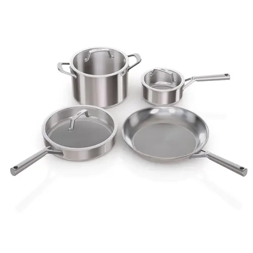 Ninja EverClad Commercial-Grade Stainless Steel Cookware 7-Piece Set - C99007
