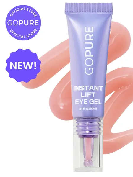 NEW! GOPURE Instant Lift Eye Gel - For the look of Puffiness & Bags, Wrinkles, Fine Lines and Dark Circles, Anti Aging Skin Care for Men & Women with Collagen Targeting Biotech Under Eye Brightener