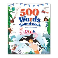 TIMETOME English Interactive Sound Book Learning Tool, Phonics for Kids with Touch-Sound Cues, 500-Word 22-Theme Screen-Free Early Language Toy, Travel-Ready Book, Interactive Keeps Kids Engaged Toddler Gift for Ages 1-6