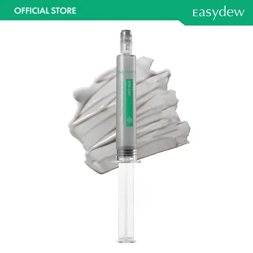 Easydew Mela EGF Exfoliating Ampoule - Official Product Age-Defying Face Serum with Black Bee Propolis, Niacinamide, AHA, BHA & LHA - Korean Skin Care for Pore Buildup & Skin Barrier Repair (Syringe Pump, 0.27 fl oz) Olive Young