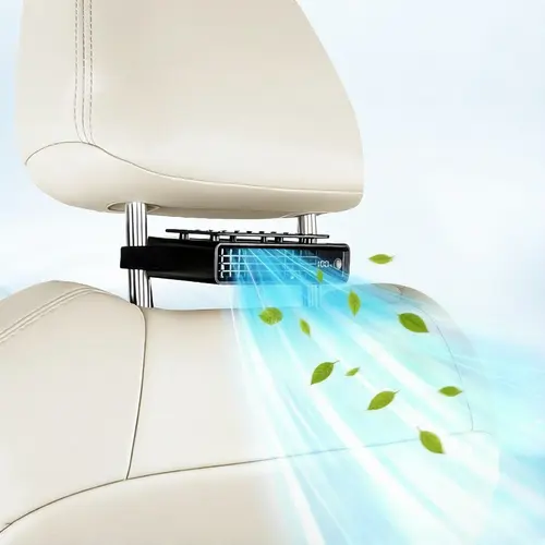 【Summer Survivals】JOYTUTUS 2026 Car Seat Fan Clip On Fan Car Adjustable Fan, USB Rechargeable, LED Display, 360° Rotation, 100 Speeds Adjustment, Detachable Clip, Magic Tape, 20Hr 3000mAh Battery Summer Fan for Car Baby Stroller Backseat DealsforYouDays