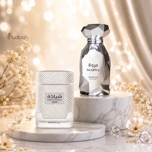 Oudlash Bundle | Shiyaaka Snow + Arabiyat Marwa | Unisex Fragrance | Eau De Parfum | 100 ML | Bergamot - Pink Pepper - Cardamom Fragrance Notes