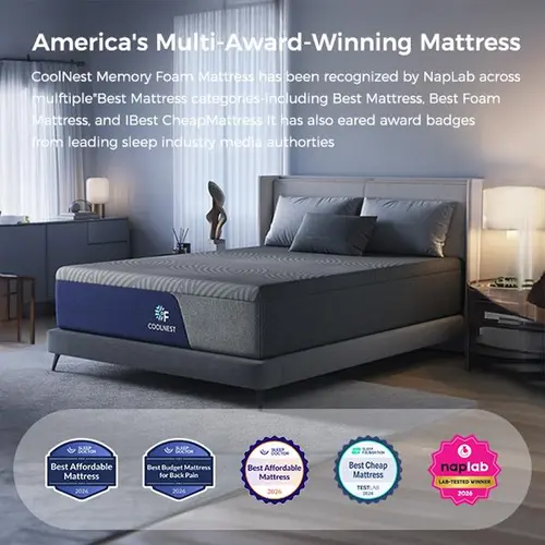 SN SWEET NIGHT Weightless Ergonomic Mattress - 5-Zone Support, 8°C Cooling, Fiberglass-Free, Temperature Regulation for Adults, Queen Size Mattress, King Size Mattresses, Cooling Bedding,sohochic