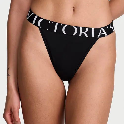 Victoria's Secret Exploded Logo Cotton 90s Brief Panty