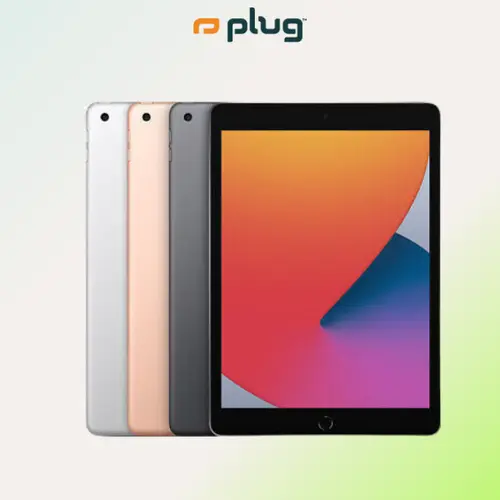 Refurbished iPad 8th Gen (WiFi) - Acceptable Condition with 1-Year Warranty by Plug