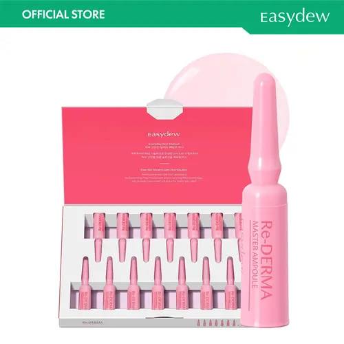 Easydew DW-EGF Peptide Re-Derma Master Ampoule - Official Product Korean Peptide Serum with Niacinamide for Firm Skin & Smooth Fine Lines 0.42 fl oz Olive Young