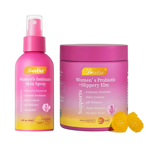LeeFar Fresh & Juicy Duo - Her Fresh Intimate Skin Spray & Her Juicy Women’s Probiotic Bundle