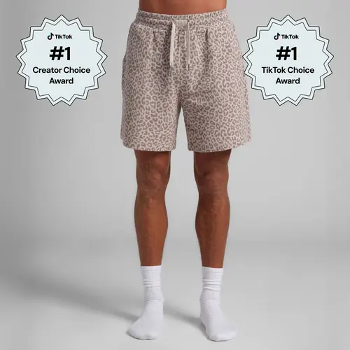 Comfrt | Waffle Lounge 7" Short | Soft Waffle Knit Lounge Shorts With Pockets