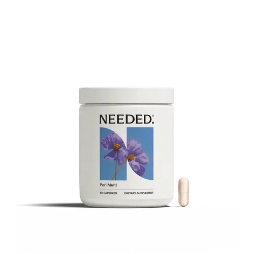 NEEDED. Perimenopause Multivitamin - 60 Capsules (1 Month Supply) - Expertly-Formulated 22 Clinically Dosed Nutrients - Vitamin D3, B6 & Magnesium - Hormone Balance Mood Energy & Sleep - Bone Density & Brain Health - For Women 40-55