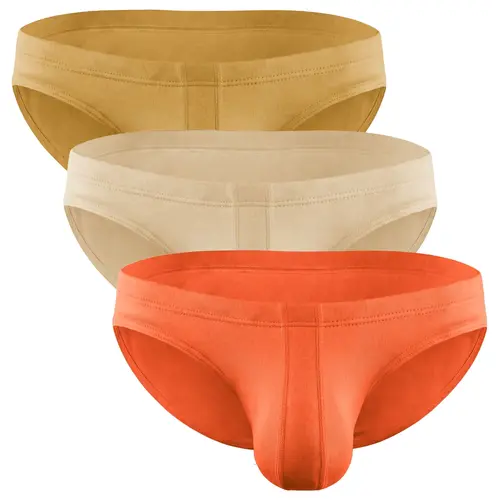 Men's Modal 0in Ares Ascent Low-Rise Bikini Briefs - 3 Pack - Aqua/Bright Blue/Lavender, Spandex Breathable Fabric, No Fly, ABC D Support A Pouch, Tagless, Multi-Size XS-5XL, Cold Wash, Do Not Bleach, Sports Swimwear