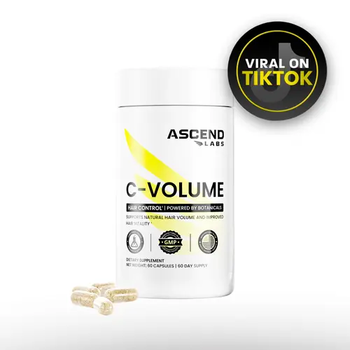 C-VOLUME Daily Hair Formula – ATRAKT - 60 Veggie Capsules – Hair Support – Natural Hair Health Supplement - Dietary Supplement