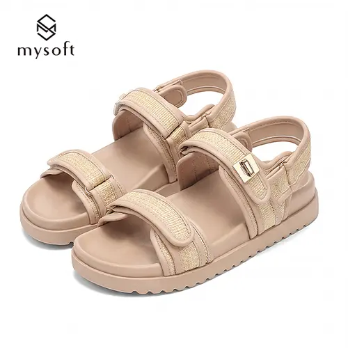 Mysoft Women's Buckle-Fastened Sandals - Summer Walking Shoes, Ideal Gift Option for Women, Women Sandals tiktokshopbacktoschool,back to school,back to school haul,sohochic