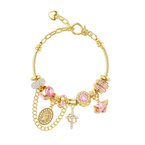 Tewiky Aurora Snake Chain Bracelet for Women, Dainty Two-Tone Gold & Silver Detachable Multi-Charm Bracelet, Customizable DIY Mix and Match Stackable Wrist Jewelry, Trendy Daily Accessory, Perfect Gift for Mother's Day & Summer Occasions tiktokshopbacktos