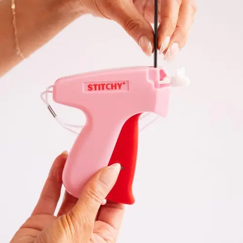 2026 Stitchy Plastic Portable Sewing Machine - Sewing Supplies Crafts Tool, Quick Clothing Repair, 6 Needles, 1200 Micro Stitches, At-Home Fix Wardrobe Assistant, Portable Sewing Machine Handheld, Household Sewing Machine,sohochic