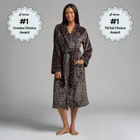 Comfrt | Dreamday Plush Robe | Ultra-Soft Unisex Plush Robe With Deep Pockets Flattering Fit Indulgent Robe