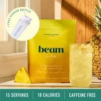 Limited Edition Beam Glow Women’s Superblend — 15 Single-Serve Packets for Hormone Balance, Skin, Hair & Nail Support (Limited Edition Flavors, Vegan, Caffeine-Free) | Back to school