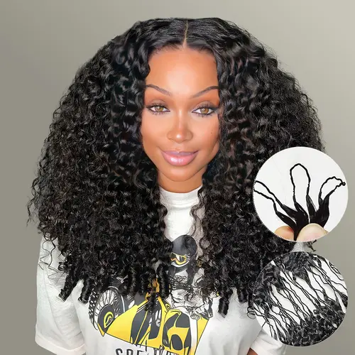 【Lowest Price】Tahikie Burmese Curly Crochet Human Hair For Miracle Knots Human Hair Feather Water Wave Curly Wave Crochet Human Hair For Miracle Knots Pre-Separated Recommended#RefreshedLook#SummerWins #DealsForYouDays #TikTokShopBackToSchool#SohoChic