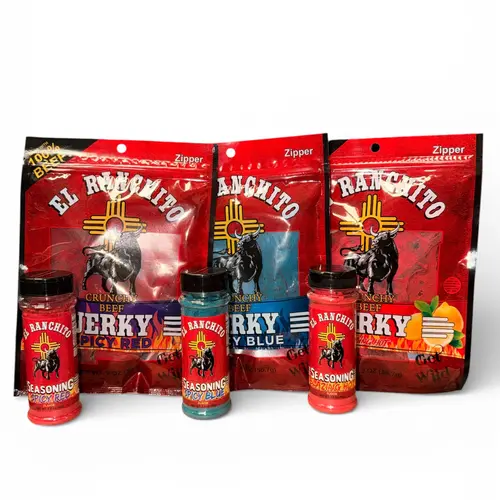 6 pack (3 (2oz) Jerky + 3 Seasoning) ERJ