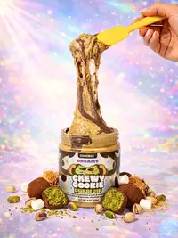 Chocbox Dubai Chewy Cookie Dip - Viral Korean Dessert-Inspired Snacks, Stretchy Gooey Chocolate Marshmallow Fluff Flavor, 8oz Treat for Dessert Lovers