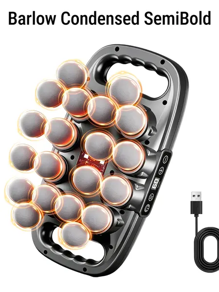 Bluefair 20-Ball Massage Gun with 30 Levels & 9 Modes, Quiet Muscle Massager for Back, Shoulders, Legs & Feet, Adjustable Intensity for Daily Relaxation