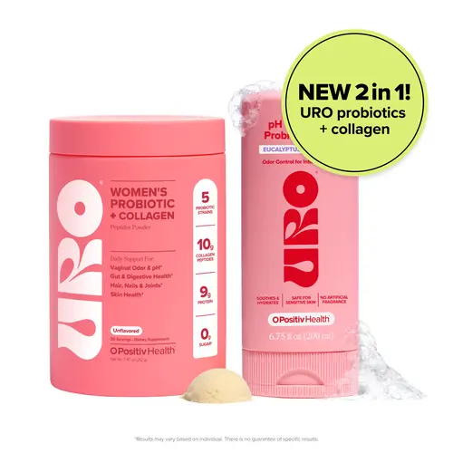 URO Complete Balance Duo – Probiotic + Collagen Powder & pH Balanced Wash